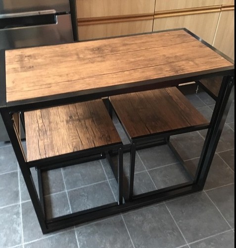 Small table and chairs - table, 2