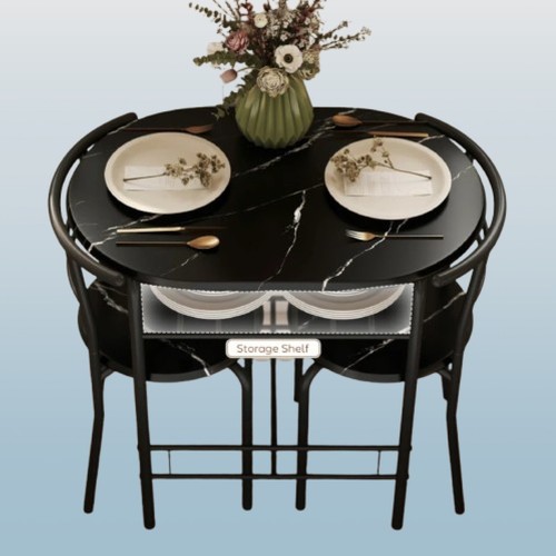 Small table and chairs - and, 2